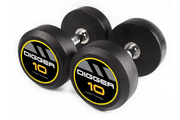 Гантель обрезиненная 10кг Hasttings Digger HD51D2A-10