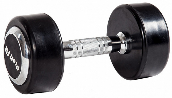 Гантельный ряд Profi-Fit Professional 27,5 кг - 50 кг (10 пар), шаг 2,5 кг
